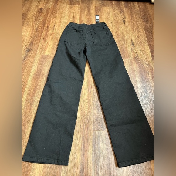 Fashion Nova Black Flare & Wide Leg Jeans size 9 - Picture 5 of 9